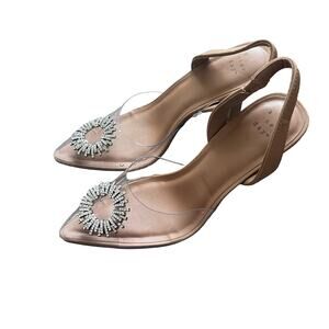 A NEW DAY Misty Slingback Heels Clear